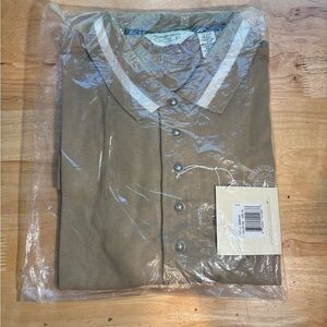 NWT Reebok Golf Tan Polo Shirt